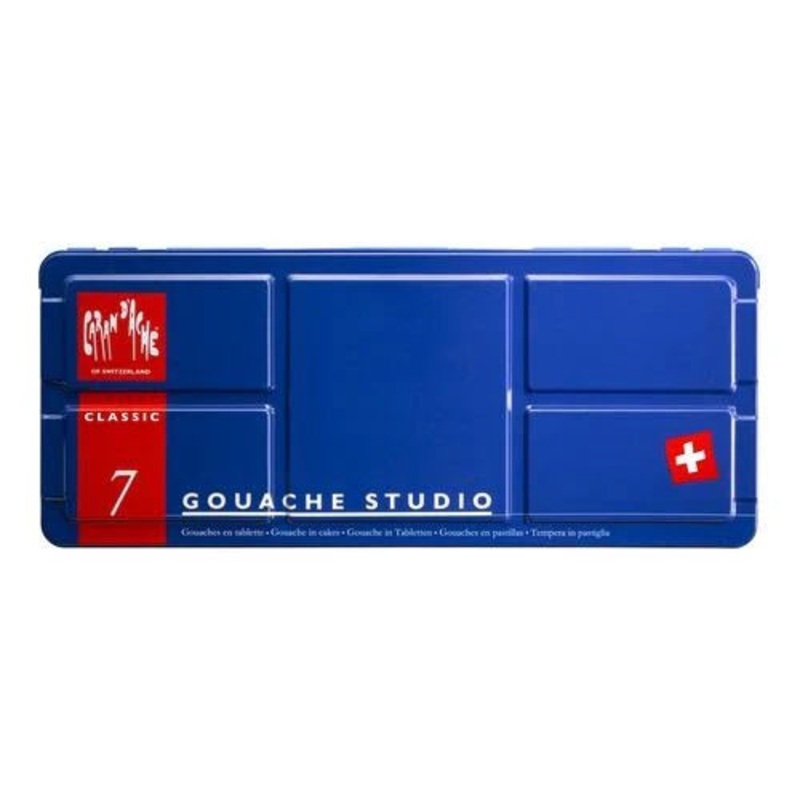 Caran d’Ache Studio Gouache Paints Set of 7