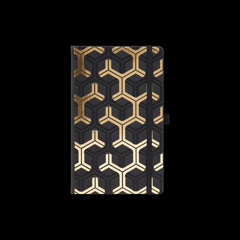 Castelli Gold 13x21CM Ruled Notebooks