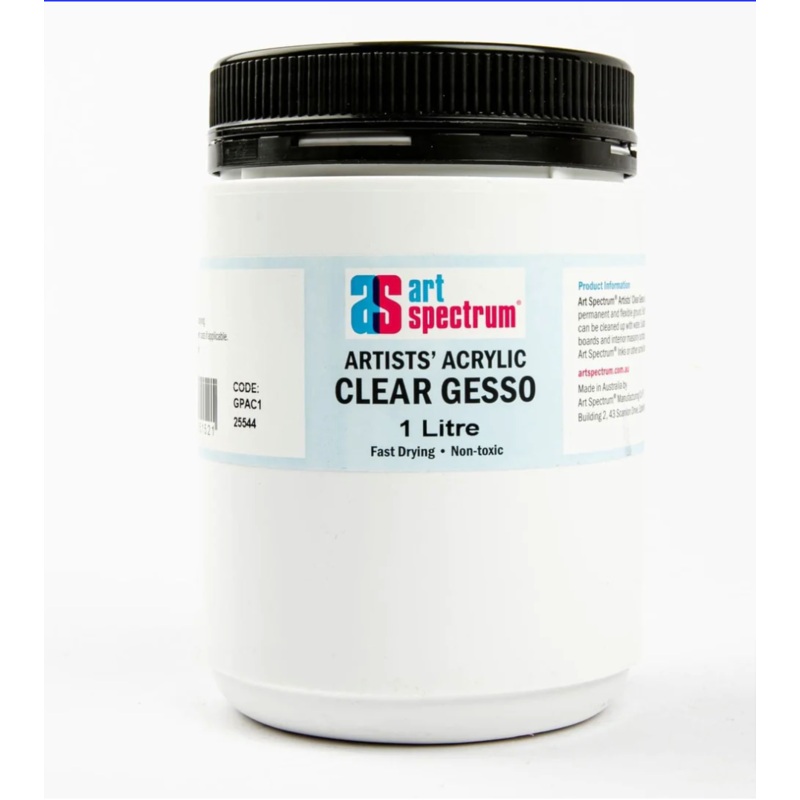 Art Spectrum Artists’ Gesso 1 Litre Clear (matt)