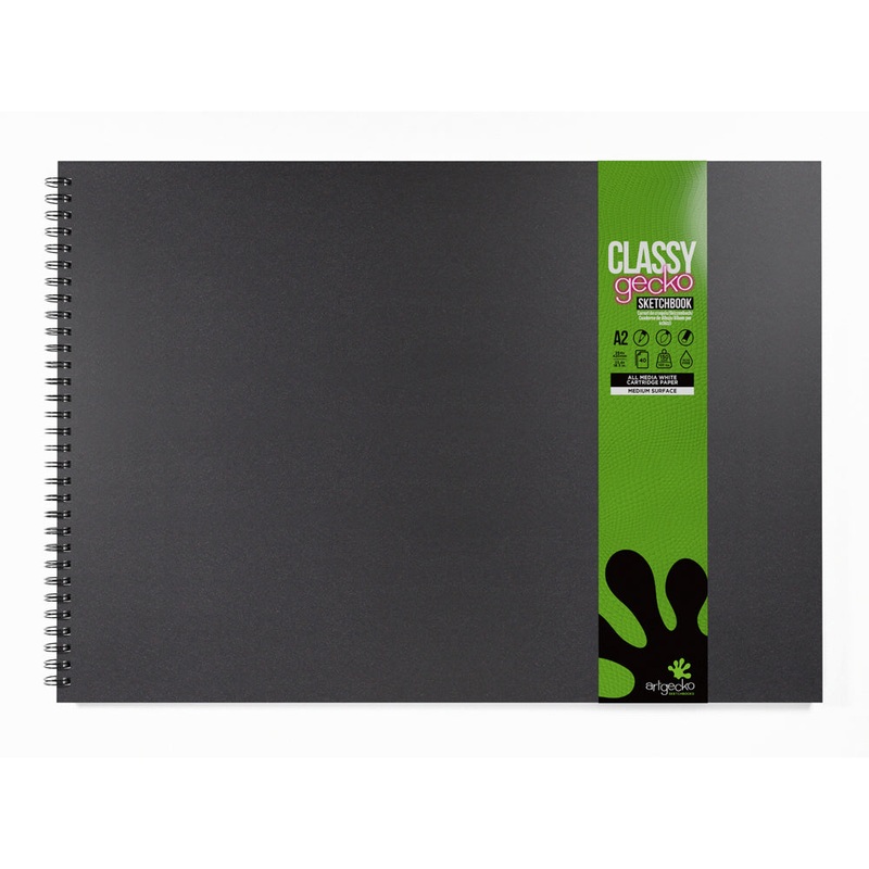 Artgecko Classy Landscape 80 Page 40 Sheet 150gsm White Sketchbooks