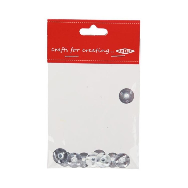 Arbee Candle Wick Holder Round 15mm Met – Pack Of 10