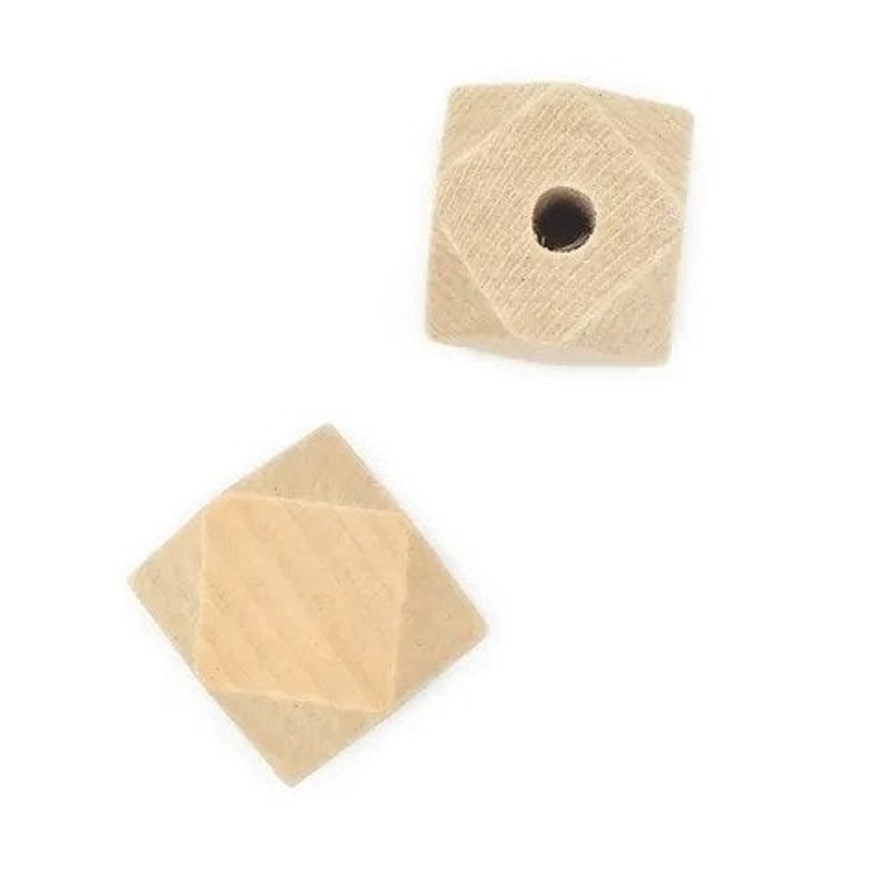 Arbee Wood Beads Macrame Cut Edge Large – Pack Of 2