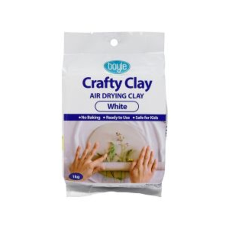 Boyle 1kg Crafty Air Dry Clay White