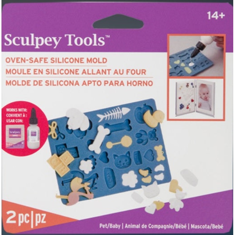 Sculpey Silicone Bakeable Mold – Pet/Baby