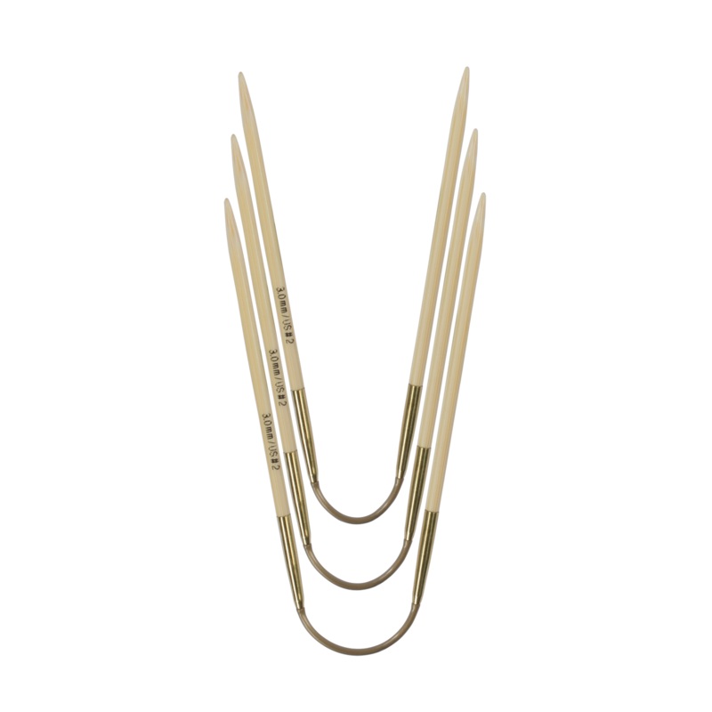 Addi Crasy Trio Bamboo Needles 24cm