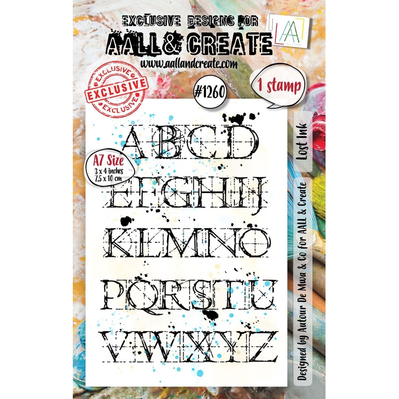 AALL And Create A6 Photopolymer Clear Lost Ink Stamp Set