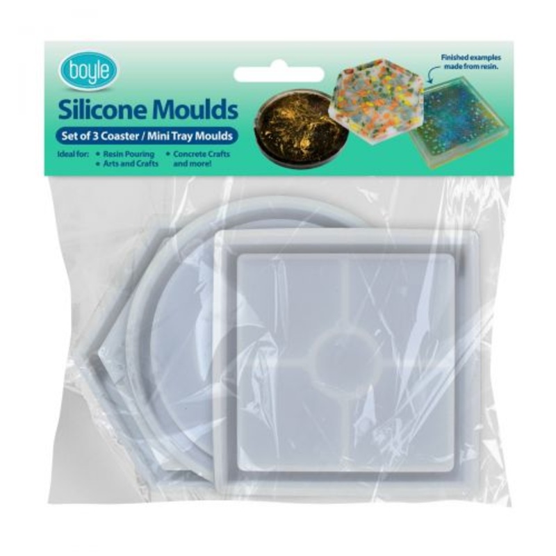Boyle Silicone Mould Coasters/Mini Trays Set Of 3