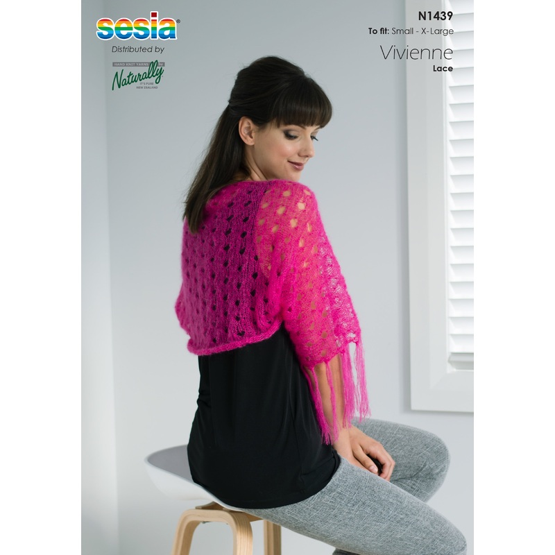 Naturally Pattern Leaflet Sesia Womens/Shrug N1439