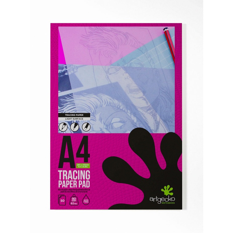 Artgecko Pro 50 Sheet 90gsm Light Surface Tracing Pads