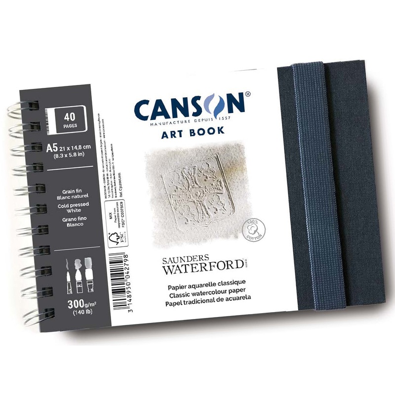 Canson Saunders Waterford 300gsm Cold Press Art Books