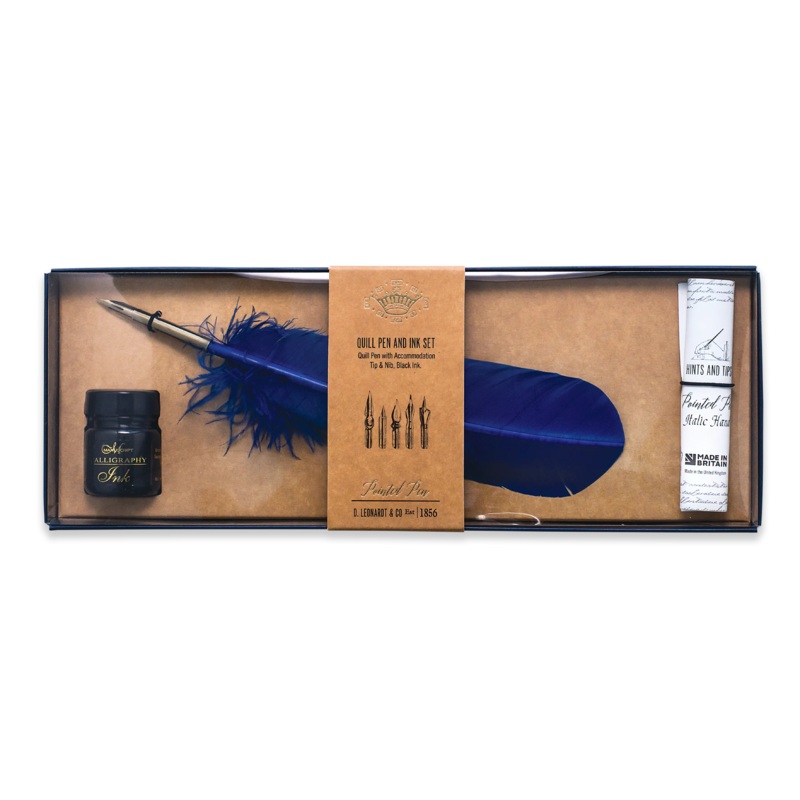 Manuscript Heritage Quill Pen And Ink Set
