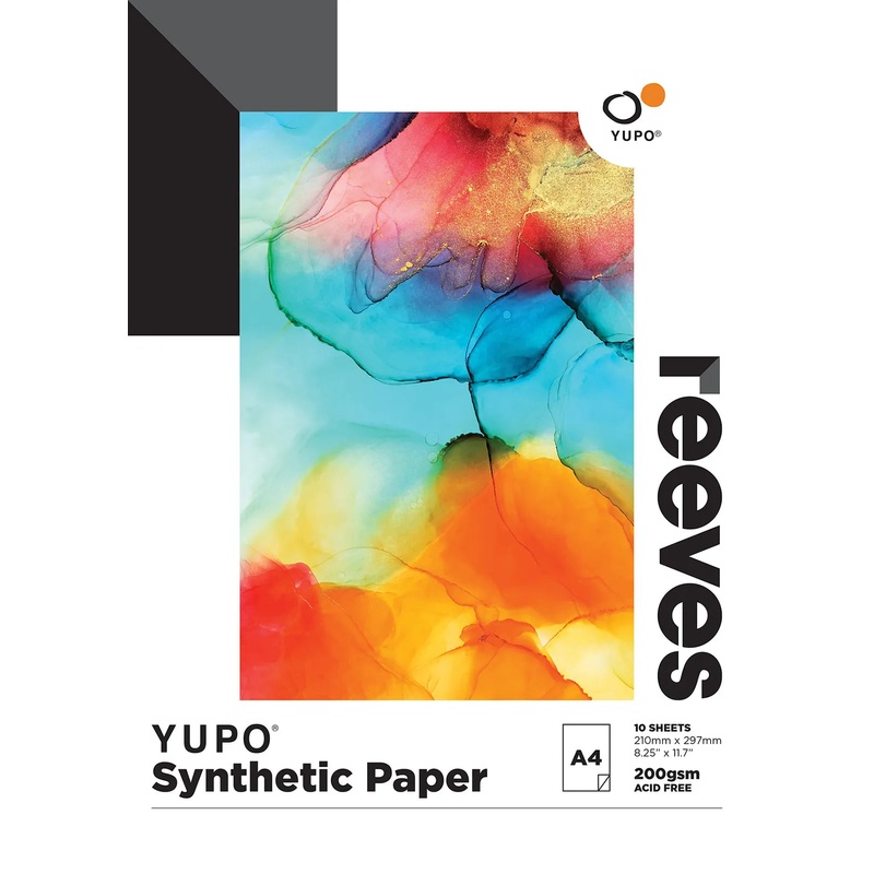 Reeves Yupo 200gsm 10 Sheet Pads