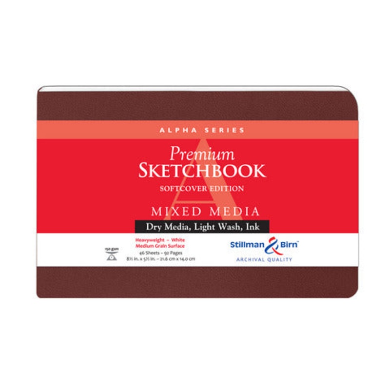 Stillman & Birn ALPHA Softcover 150gsm Sketchbook