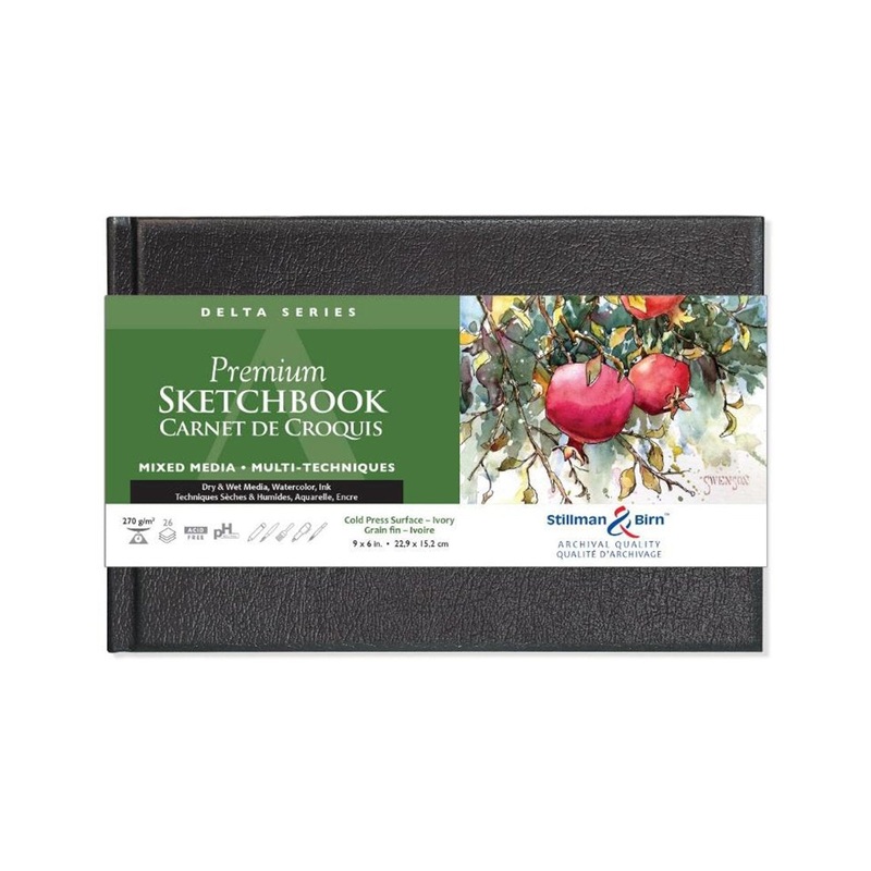 Stillman & Birn DELTA Hardback 270gsm 9X6 Sketchbook