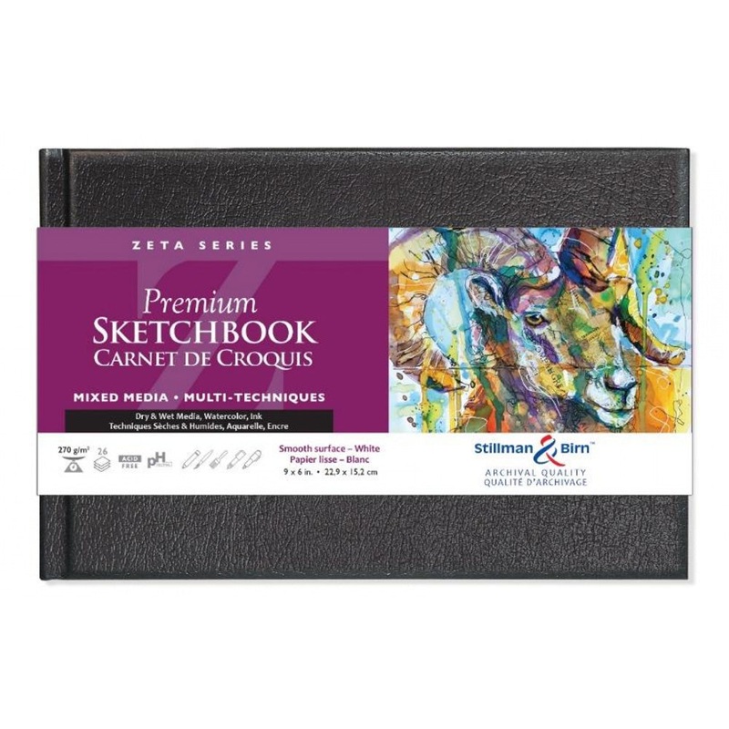 Stillman & Birn ZETA Hardback 270gsm 9X6 Sketchbook