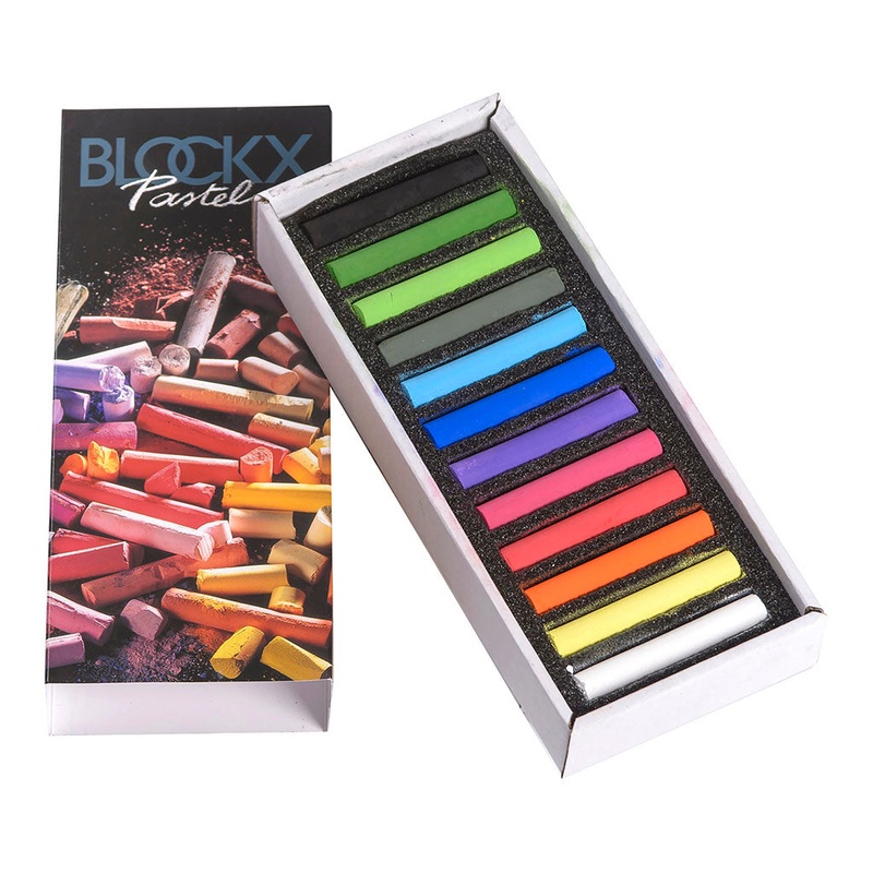 BLOCKX Soft Artists’ Pastels Assorted Colours Set of 12