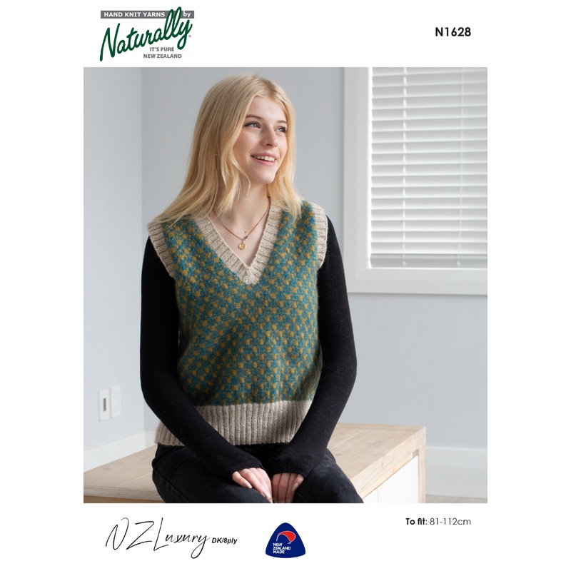 Naturally Pattern NZ Luxury DK Pattern Womens/Vest N1628