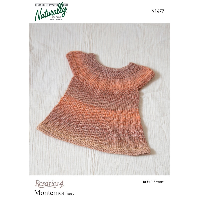 Naturally Pattern Rosarios 4 Montemor 12ply Pattern Kids/Tunic N1677