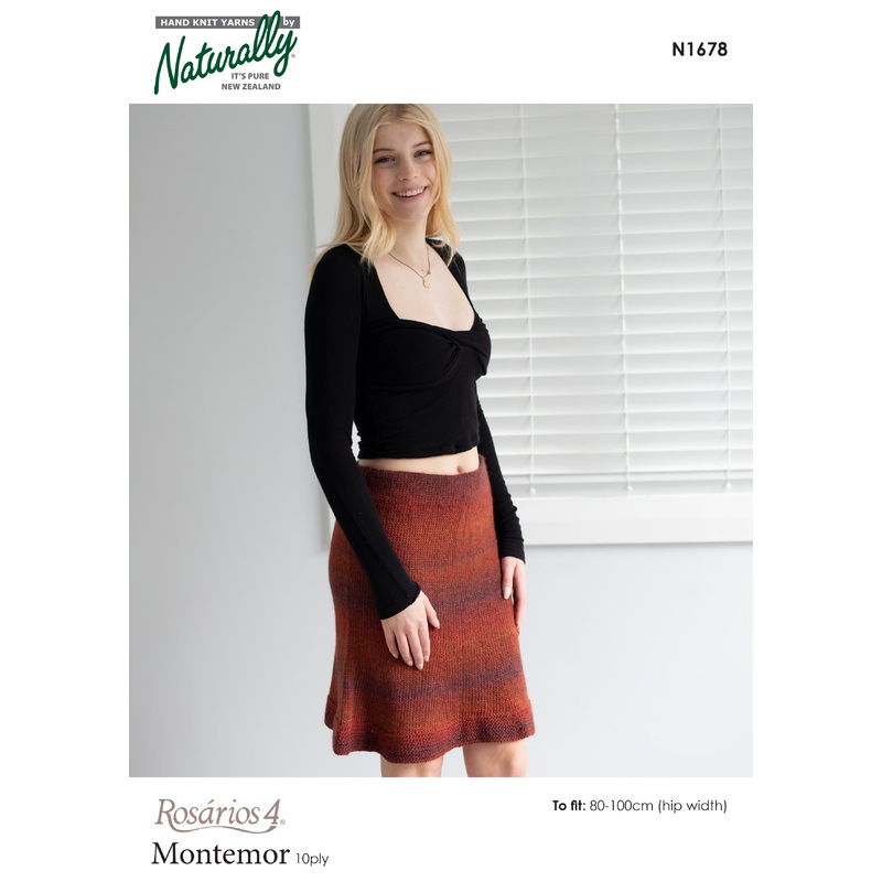 Naturally Pattern Rosarios 4 Montemor 12ply Pattern Womens/Skirt N1678