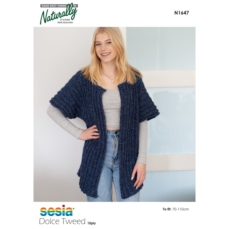 Naturally Pattern Sesia Dolce Tweed 10ply Pattern Womens/Jacket N1647