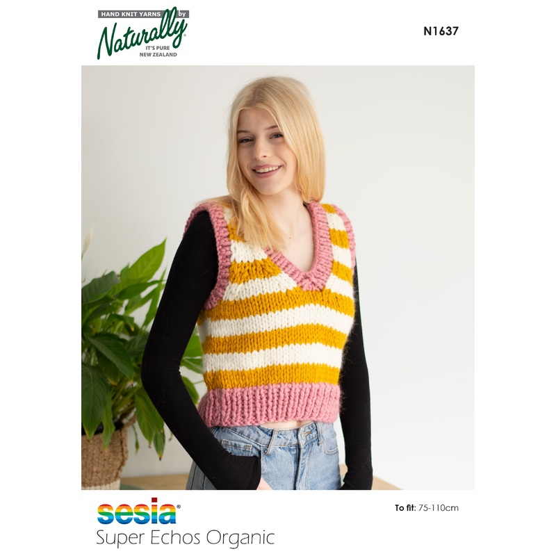 Naturally Pattern Sesia Super Echos Pattern Womens/Vest N1637
