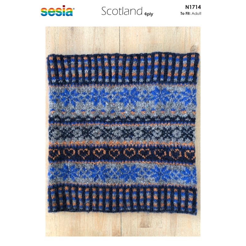Naturally Pattern Sesia Scotland 4ply Womens/Cowl N1714