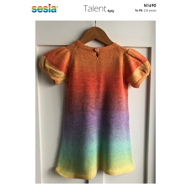 Naturally Pattern Sesia Talent 4ply Girls/Dress N1690