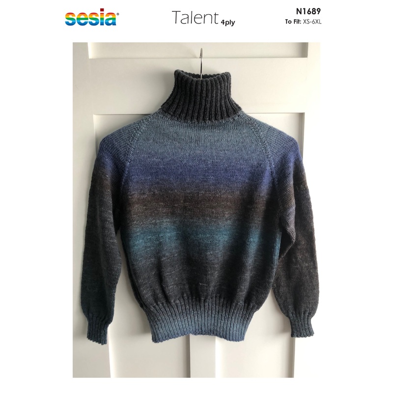 Naturally Pattern Sesia Talent 4ply Unisex/Sweater N1689