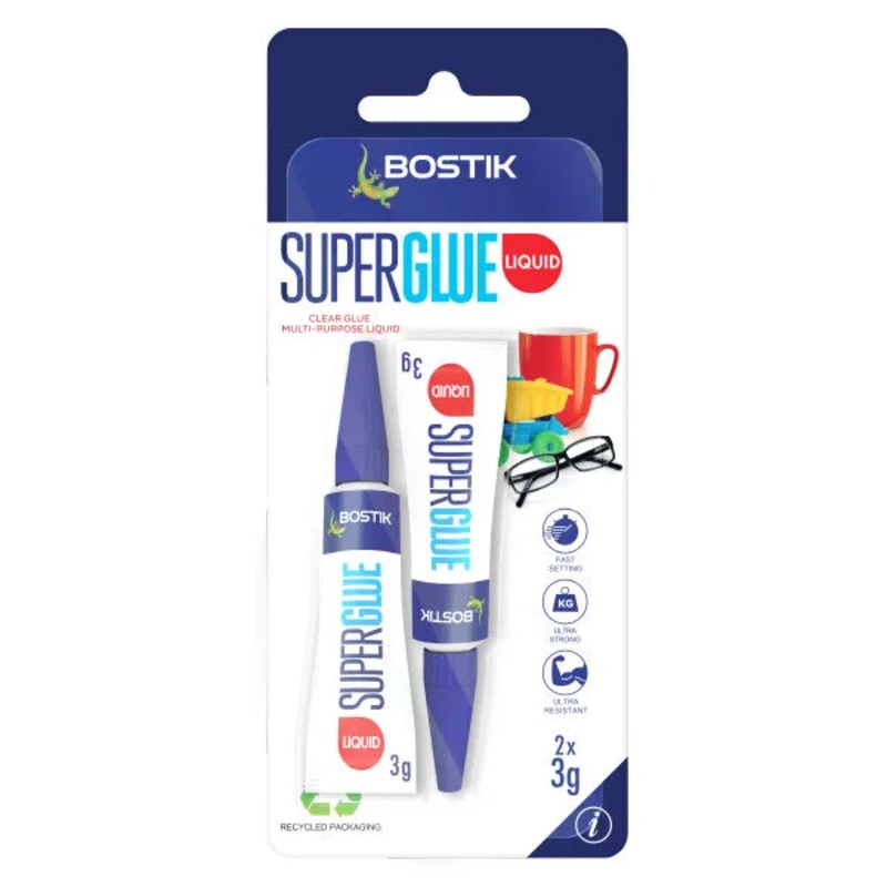 Bostik 2 x 3g Super Liquid Glue