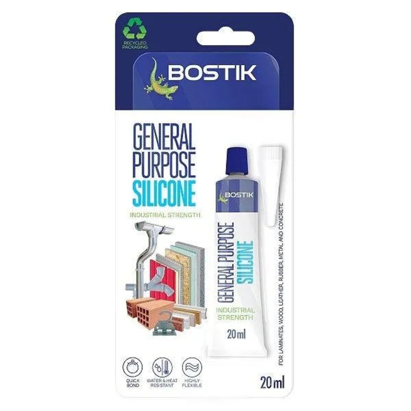 Bostik 20ml General Purpose Silicone