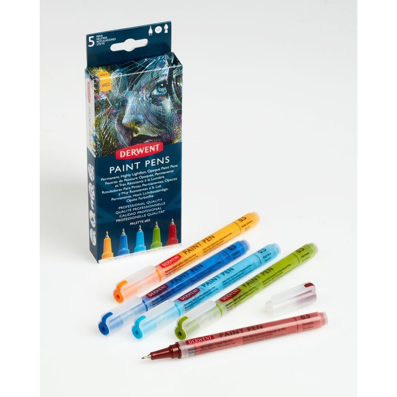 Derwent Palette #2 Paint Pens Set of 5