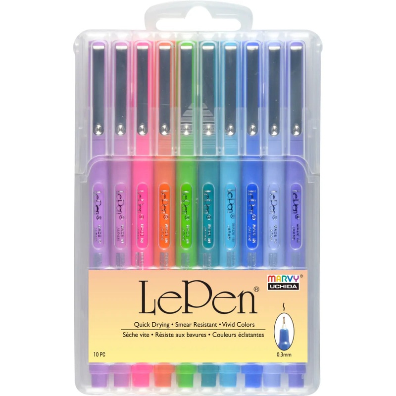 Marvy Le Pen Bright Pens Set Of 10