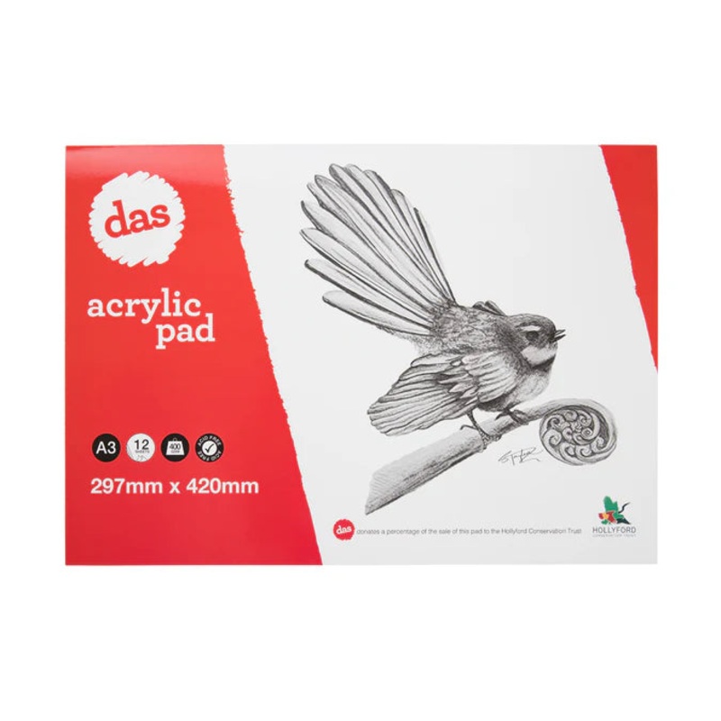 Das 400gsm 12 Sheet Acrylic Pads