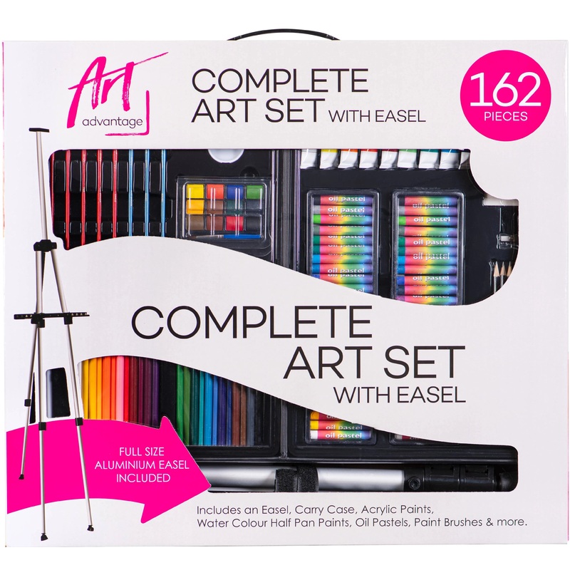 Art Advantage 127 Piece Jumbo Mixed Media Art Set