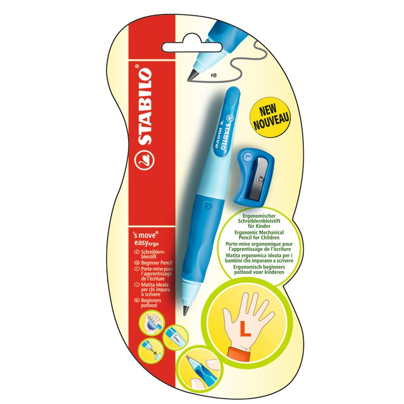 Stabilo Easyergo Left Hand Blue Mechanical Pencil