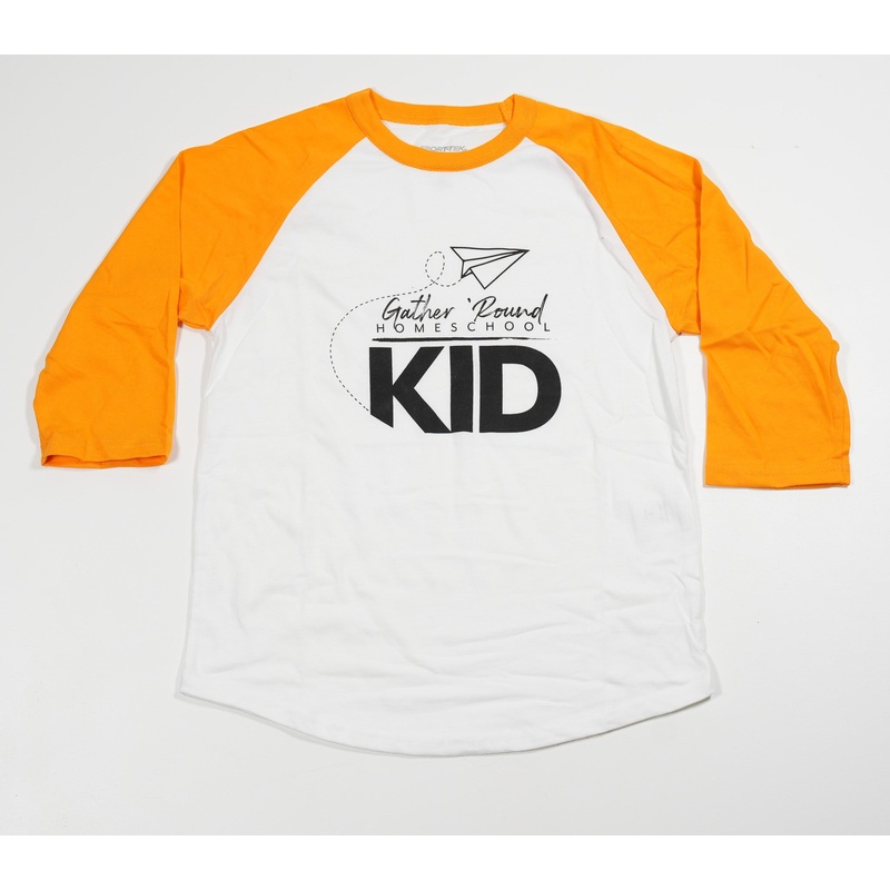 Gather ‘Round Homeschool Youth Baseball 3/4 Shirts