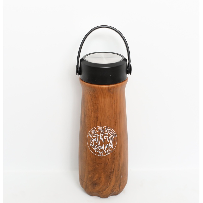 Gather Round Wooden Water Bottle