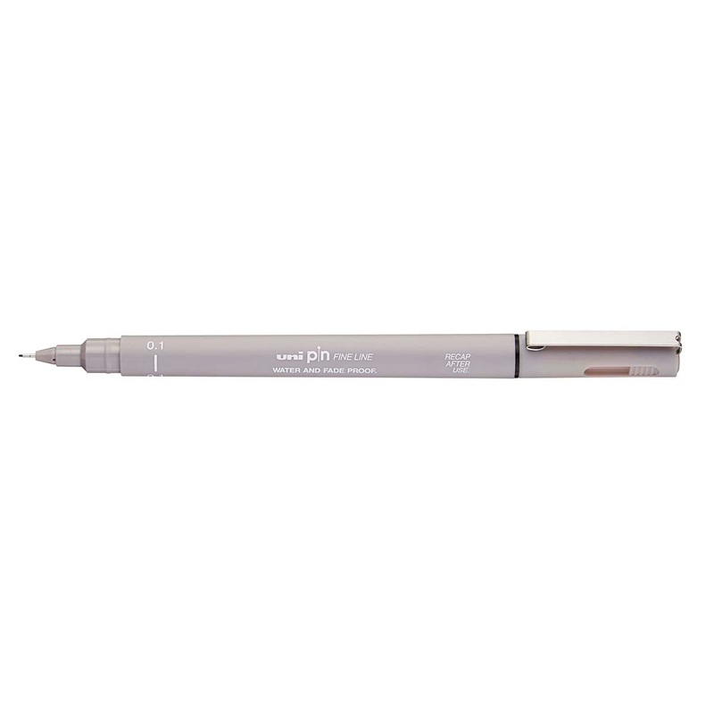 Uni Pin Permanent Light Grey Fineliners